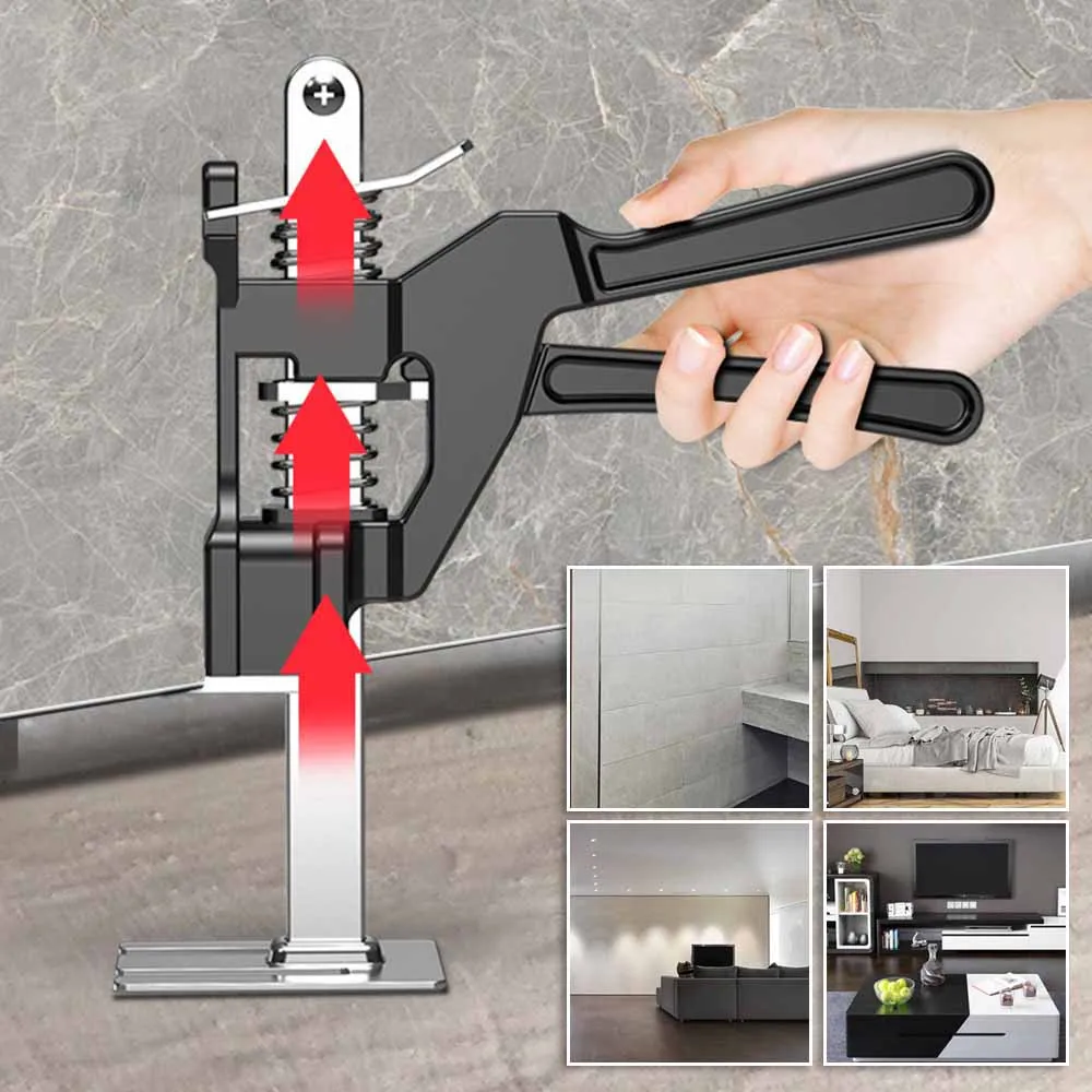 

Labor-Saving Lifting Arm Precision Clamping Tool Floor Tile Wall Positioning Lifter Cabinet Adjustable Height Moving Regulator