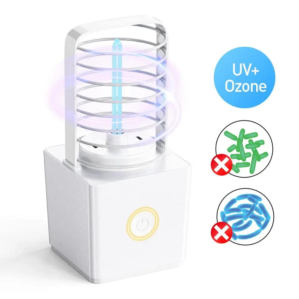 

Rechargeable UV Sterilizer Ultraviolet Light Tube Bulb Disinfection Bactericidal Lamp Ozone Sterilizer Kill Mites Lights