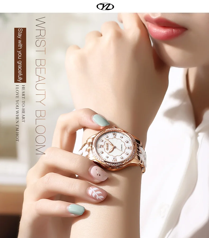 

OYALIE 9712 Luxury Brand Fashion Women WristWatch Water Resistant Feature Women Watch Custom Logo Watch For Women