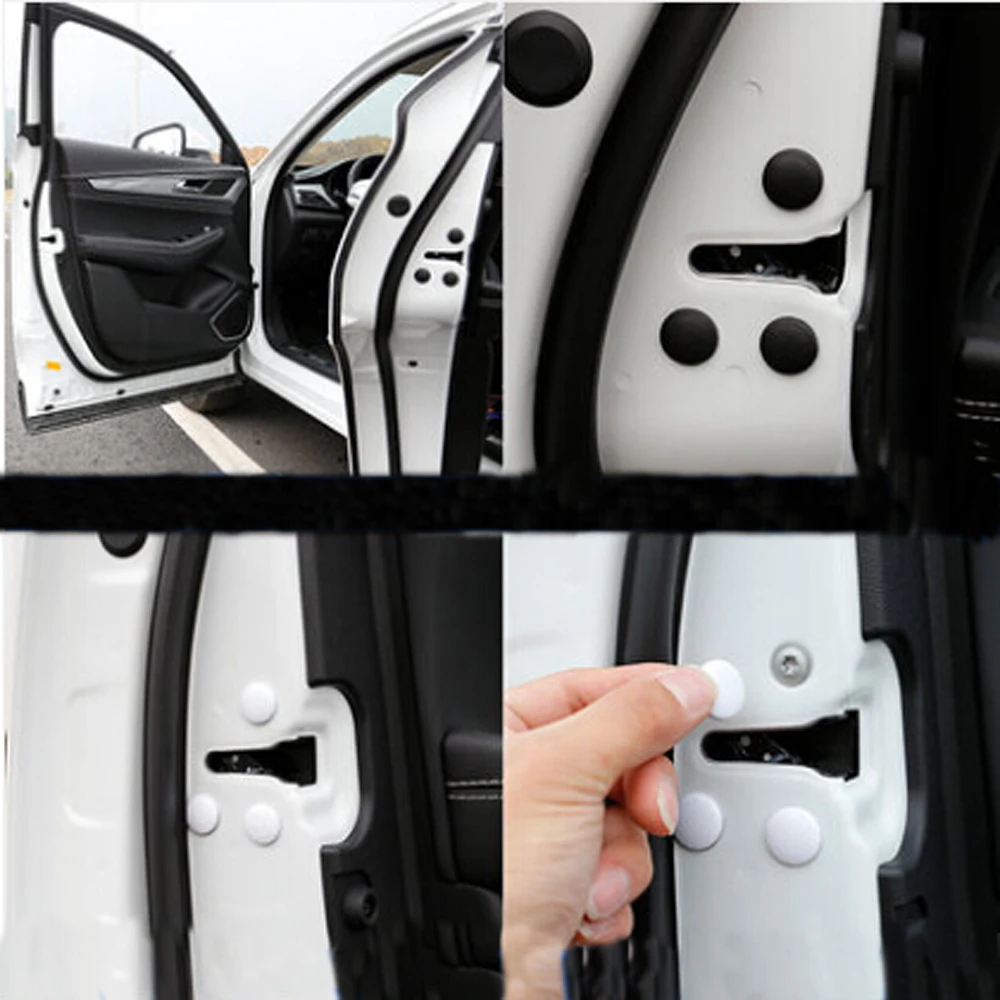 Автомобильный Дверной замок винтовая защита наклейки для Kia Hyundai Genesis G70 G80 Equus Creta