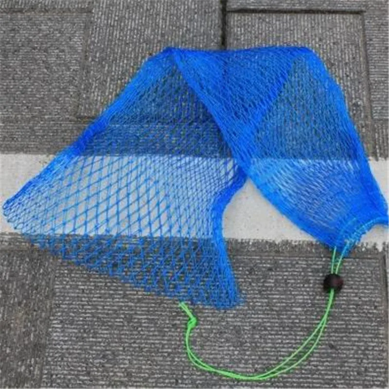 

Blue fishing net Fish bag Thickening and enlargement Net bag Beach toy bag Outdoor supplies storage bag 90cm ,130cm Blue mesh