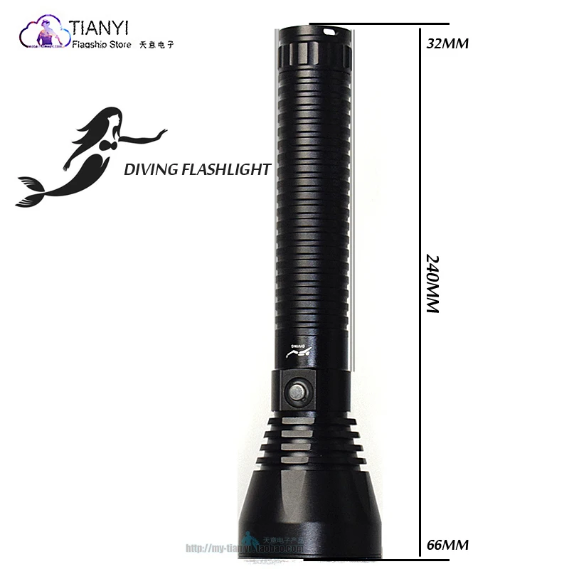 Online Linterna Fuerte Y Ligera De Aleación De Aluminio Portátil, Lámpara LED De Alta Potencia, Impermeable, P70, Para Fotografía Y Buceo