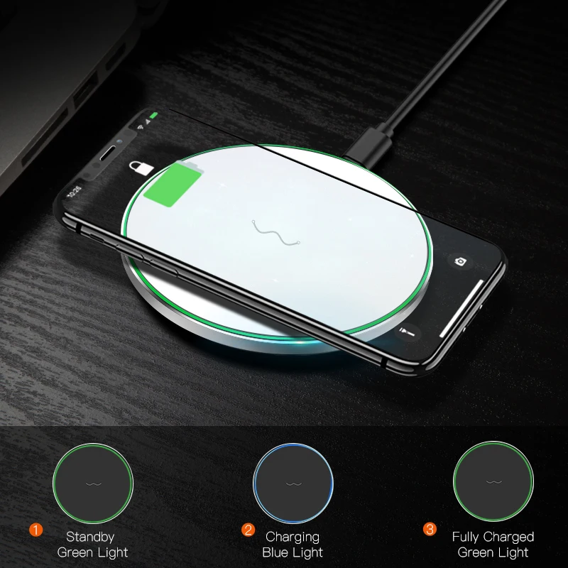 original universal wireless charging pad for iphone5 6 7 8 wireless chargerqi receiver coil for samsung xiaomi huawei free global shipping