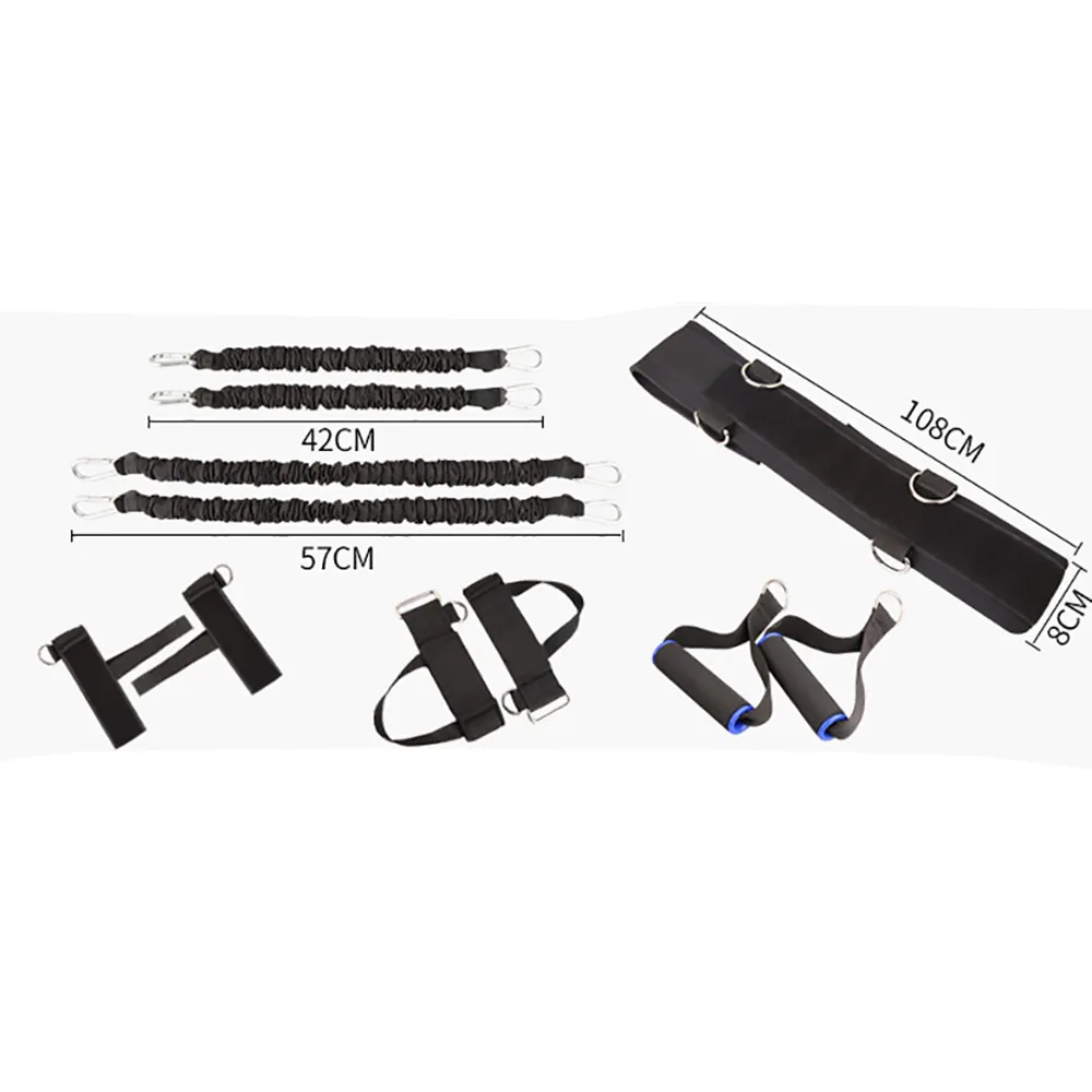 

FDBRO Rubber Band Basketball Leaping Training Resistance Rope Set 120lbs Resistance Bands Boxing Endurance Agility Pull Rope