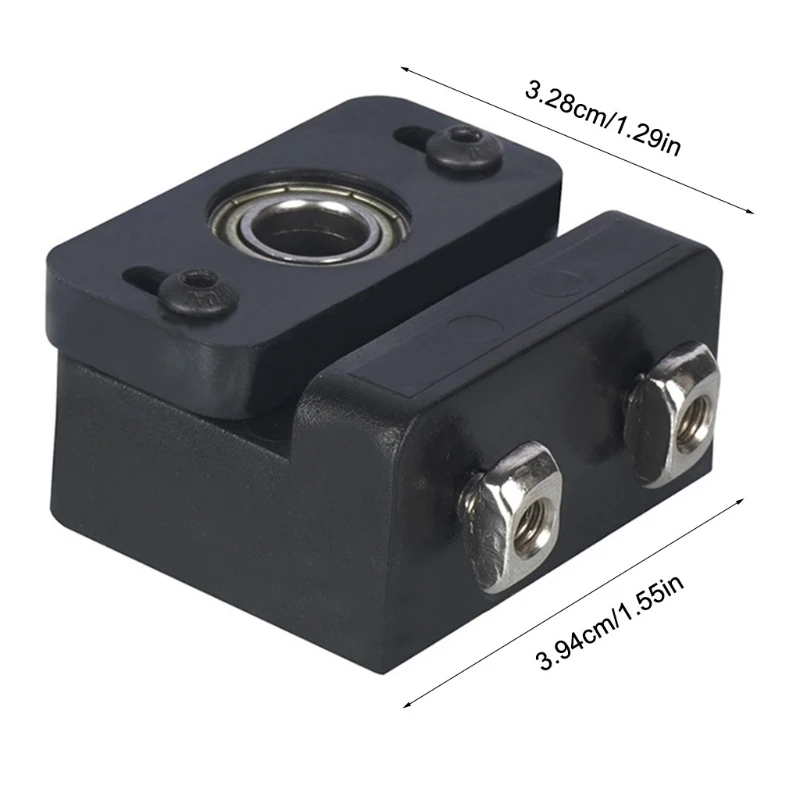 

R58A 3D Printer Upgrade Plastic Z-Rod Bearing Leadscrew Top Mount Fixing Holder for Ender 3 Metal Z-Rod Bearing Holder