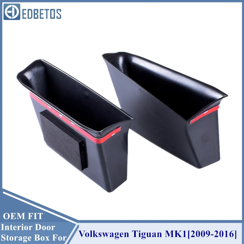 Для Volkswagen VW Tiguan MK1 аксессуары для внутренней двери коробка хранения ABS 2009 2010 2011 2012