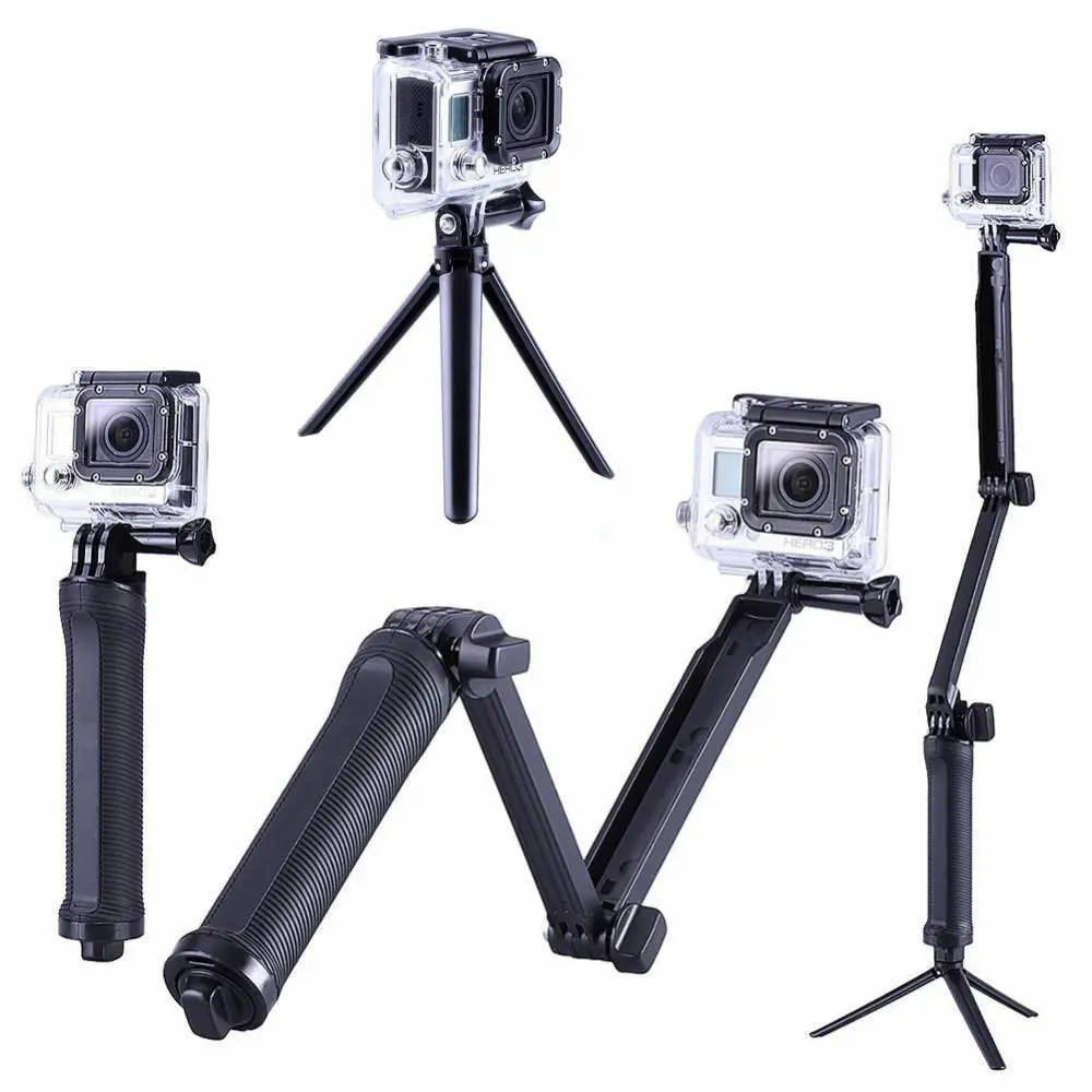 

Way Grip Waterproof Monopod Selfie Stick Tripod Bracket 8 7 6 5 4 3 Session Yi 4K Sjcam Eken Accessories for GoPro Hero