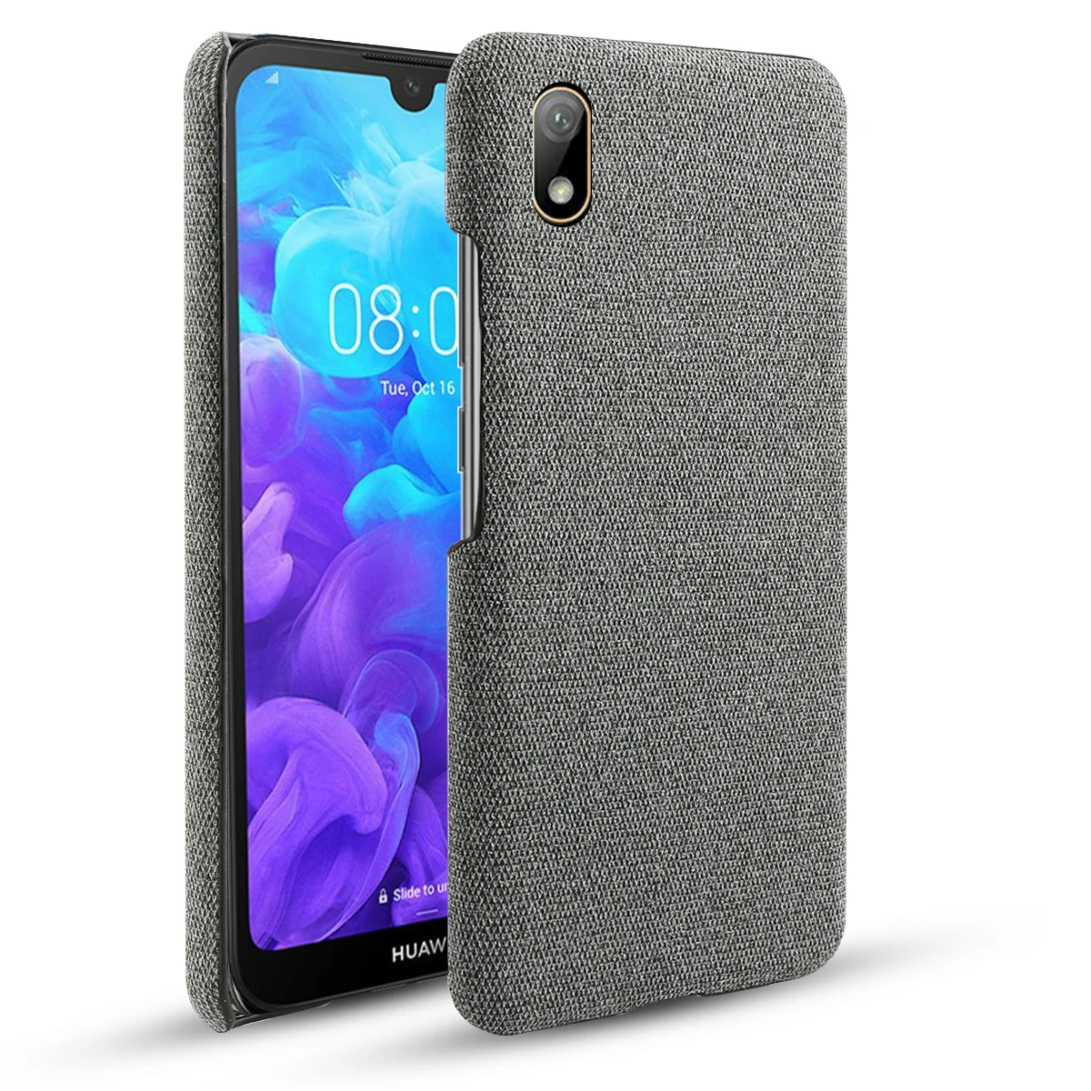 Чехол для Huawei Y5 2019 Y6 тонкий чехол из тканой ткани в стиле ретро Жесткий Y7 Pro Y9 Prime |