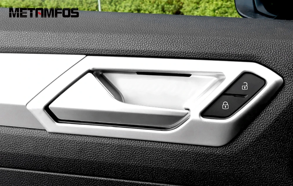 Для Volkswagen T Roc TROC 2017 2018 2019 внутренняя дверная ручка чаша крышка Накладка рамка