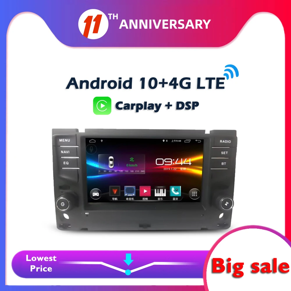 Автомобильный DVD плеер с GPS Wi Fi Bluetooth радио для VW Golf 7 Lamando Magotan B7 128 10 0 2017 6 ГБ + 2018 Carplay
