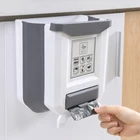 Складное ведро для мусора, 4 л, для дверей кухонного шкафа, для мусора, кубик для мусора, для автомобиля, Мусорное хранение контейнер для кухни