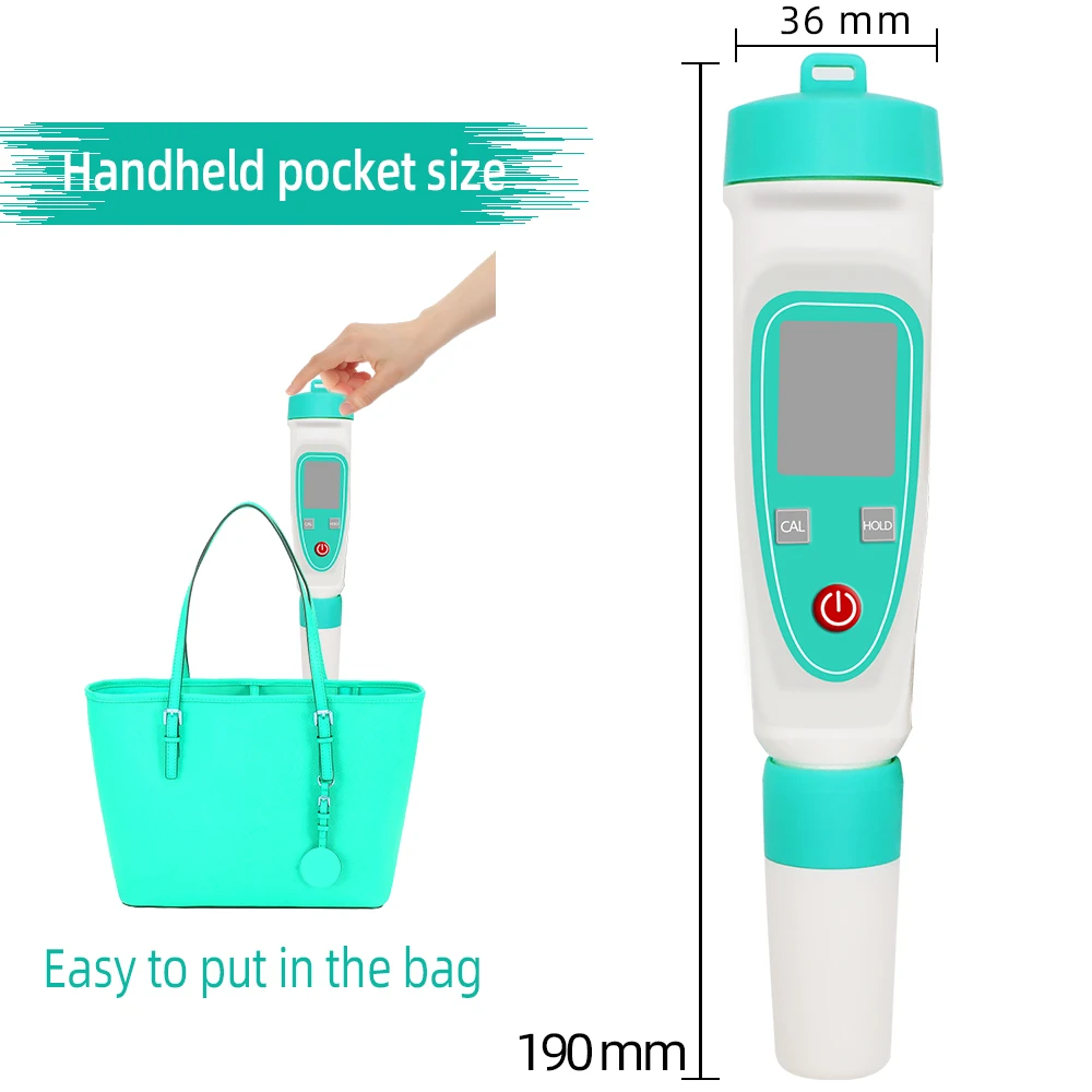 Portable Pen Type Salt Meter Tester Digital Salinometer Water Quality Analyzer Salinity for Food Freshwater Aquarium 30% | Инструменты
