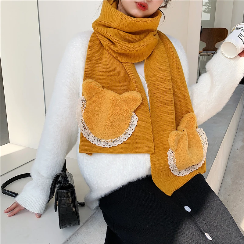 Шарф женский из искусственного кашемира зимний теплый мягкий удобный |