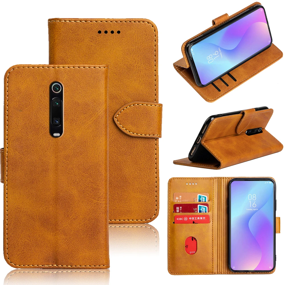 Чехол SRHE для Xiaomi Mi 9T Pro кожаный силиконовый чехол книжка с магнитом Redmi K20 Mi9T