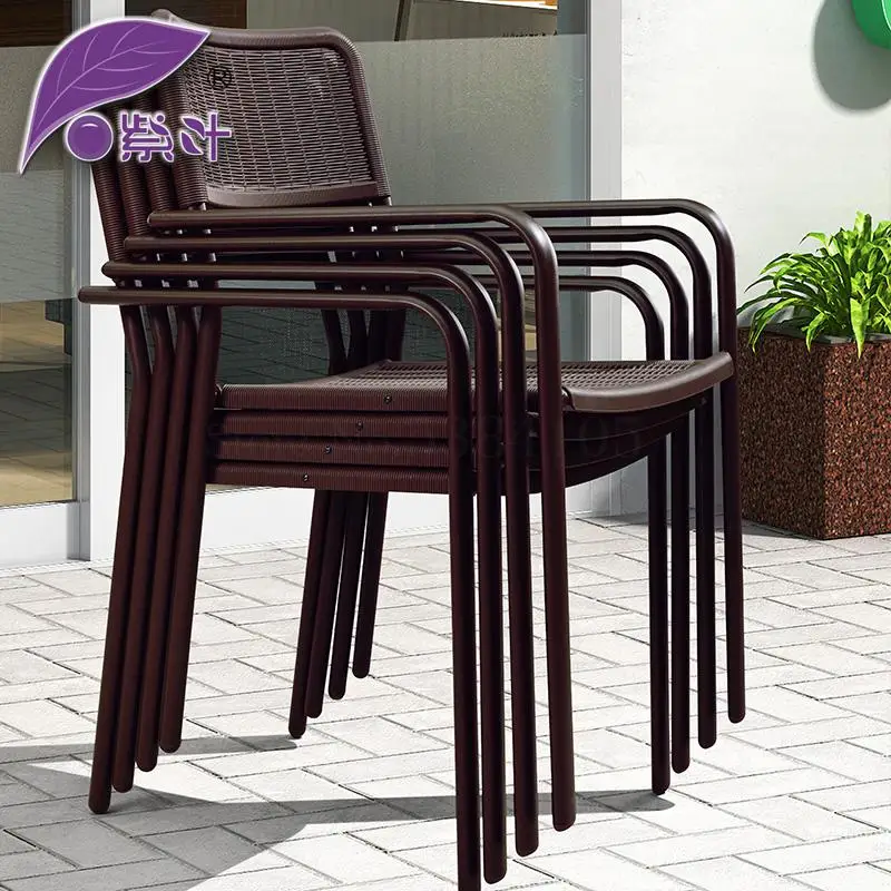 Уличный стул на открытом воздухе стол и ротанговый кресло для отдыха садовый
