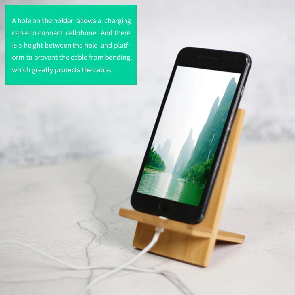 wooden phone holder stand mobile smartphone support tablet stand for iphone desk cell phone holder stand portable mobile holder free global shipping