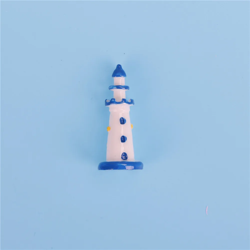 1 шт. DIY Приморский сказочные миниатюры ремесел мини смолы Маяк украшения для дома