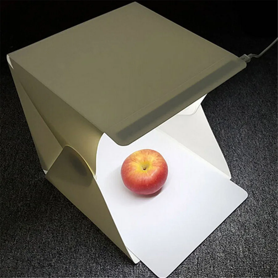 Портативный складной мини Лайтбокс со светодиодной подсветкой настольный