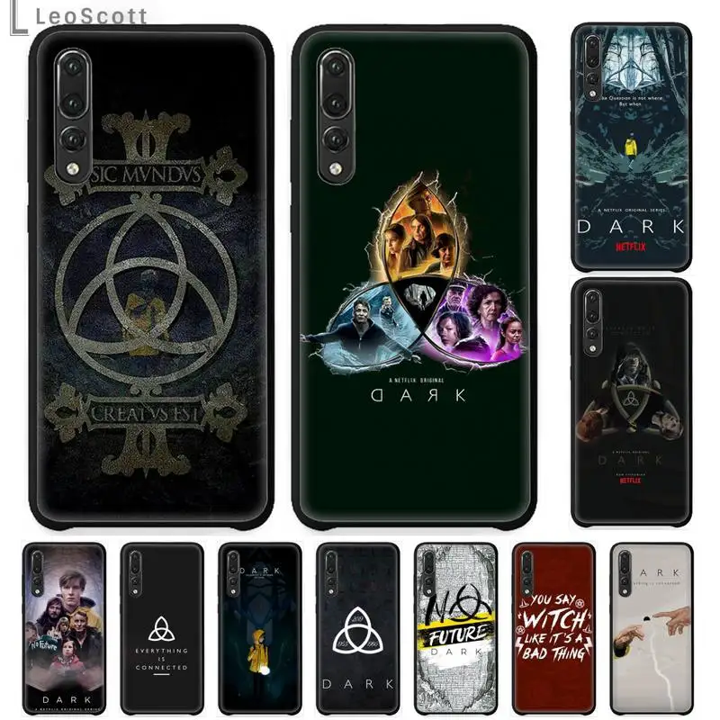 

Best Sellers netflix Dark Phone Case For Huawei honor Mate P 9 10 20 30 40 Pro 10i 7 8 a x Lite nova 5t Soft Silicone Shell