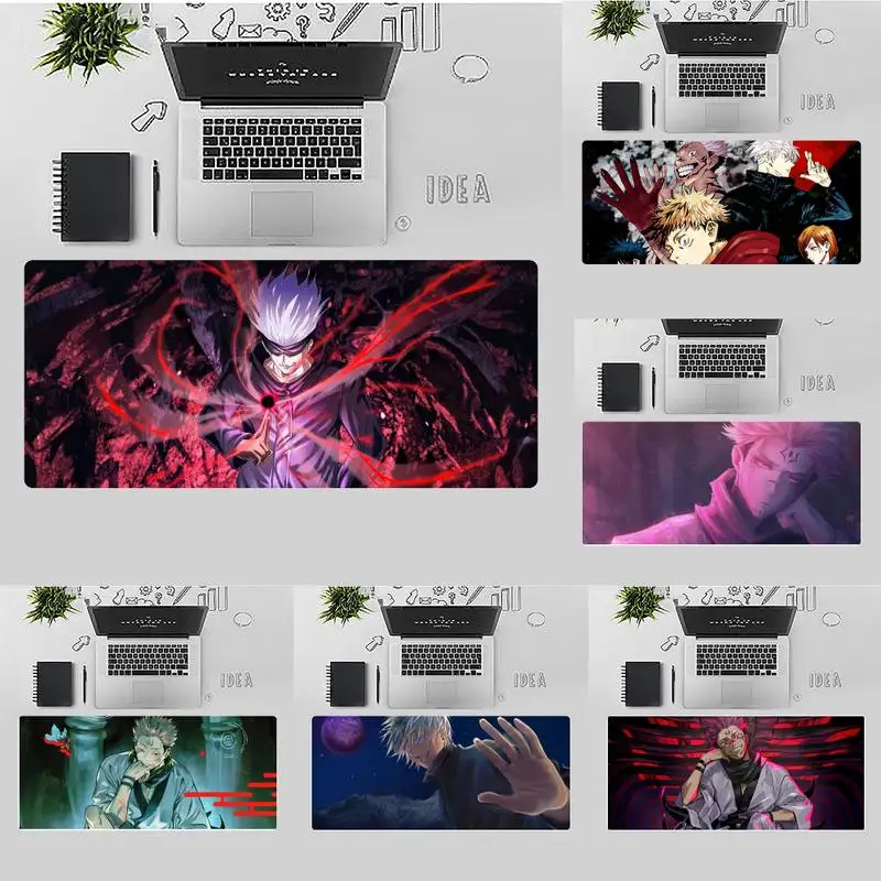 

jujutsu kaisen Laptop Gaming Mice Mousepad Desk Table Protect Game Office Work Mouse Mat pad X XL Non-slip Laptop Cushion