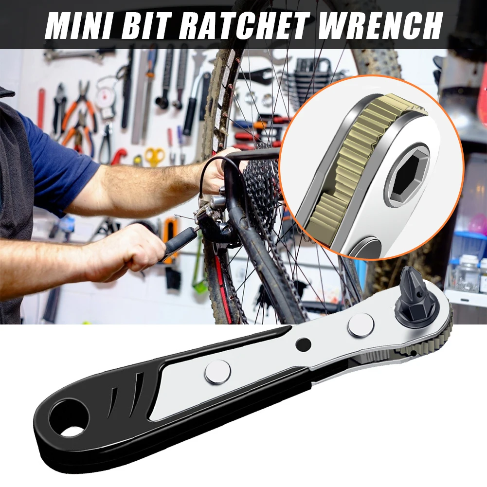 

Mini Bit Ratchet Wrench Bit Nozzle Handle Screwdriver Hexagon Torx Bit Nozzle Socket Wrench Screwdriver Tools