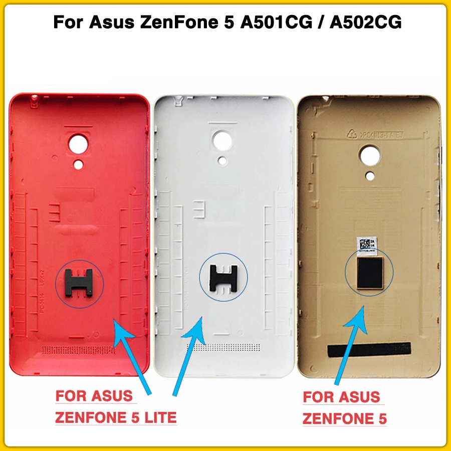 A501CG задний Чехол для Asus ZenFone 5 A501CG/5 Lite A502CG задняя крышка батарейного отсека с кнопкой питания