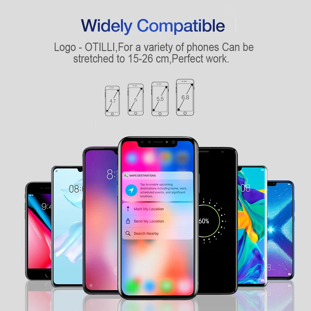 

NEW Black Motorcycle Mobile Phone Holder Mount Navigation Bracket GPS