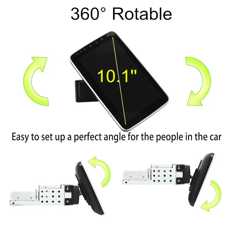 Автомагнитола 1DIN мультимедийный проигрыватель MP5 с экраном 10 1 " Android 9 GPS 4G Wi Fi 2.5D
