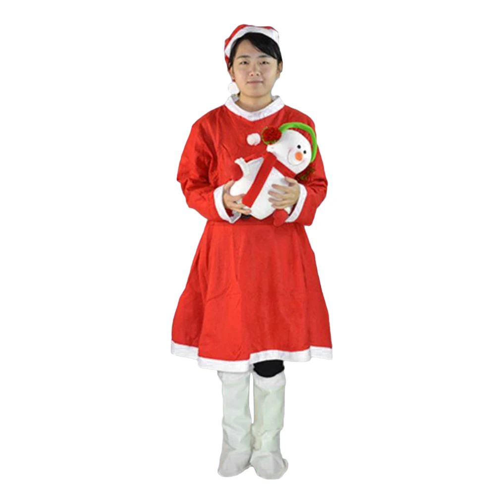 Рождественский удобный унисекс костюм Санта Клауса мягкая Рождественская