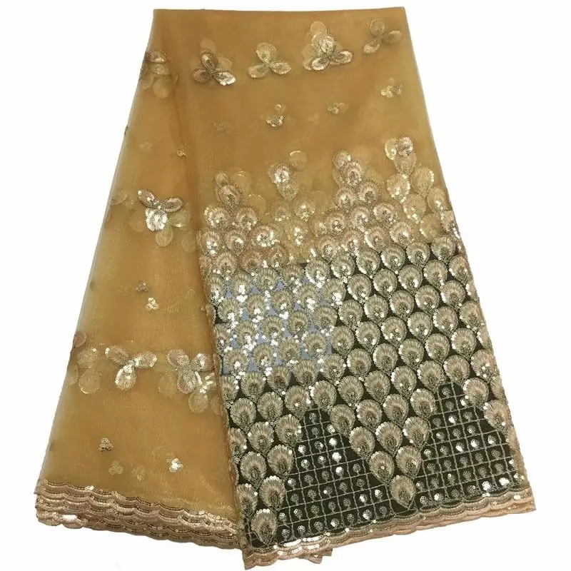 

New Design African Lace Fabric 2020 High Quality Lace African cord Lace Nigerian Lace Fabrics for Dress