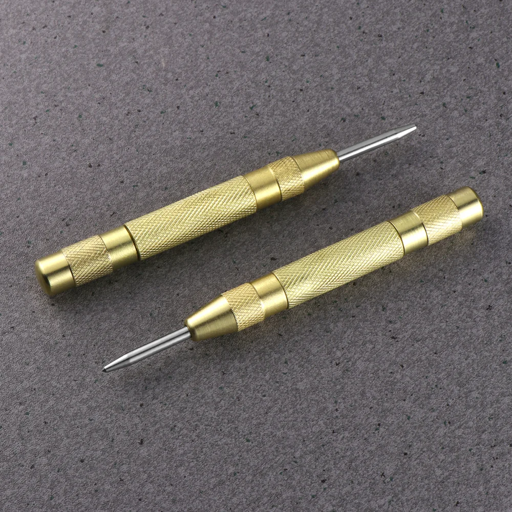 

Yardwe 2PCS Automatic Central Punching Locator For Punching High Hardness And High Steel (Golden)