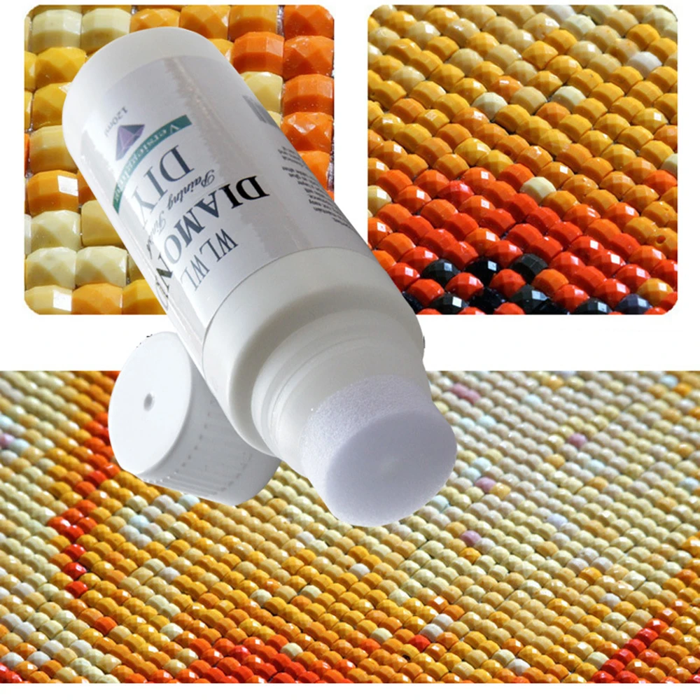 

120ML DIY Diamond Painting Conserver Permanent Hold Shine Effect Sealer for All 5D Diamond Painting Brightener Glue Repair agent