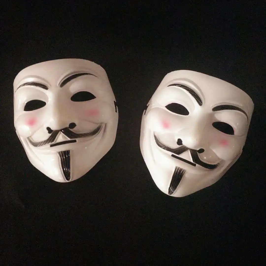 

Halloween Masks V for Vendetta Mask Guy Fawkes Anonymous Fancy Dress Cosplay Costume