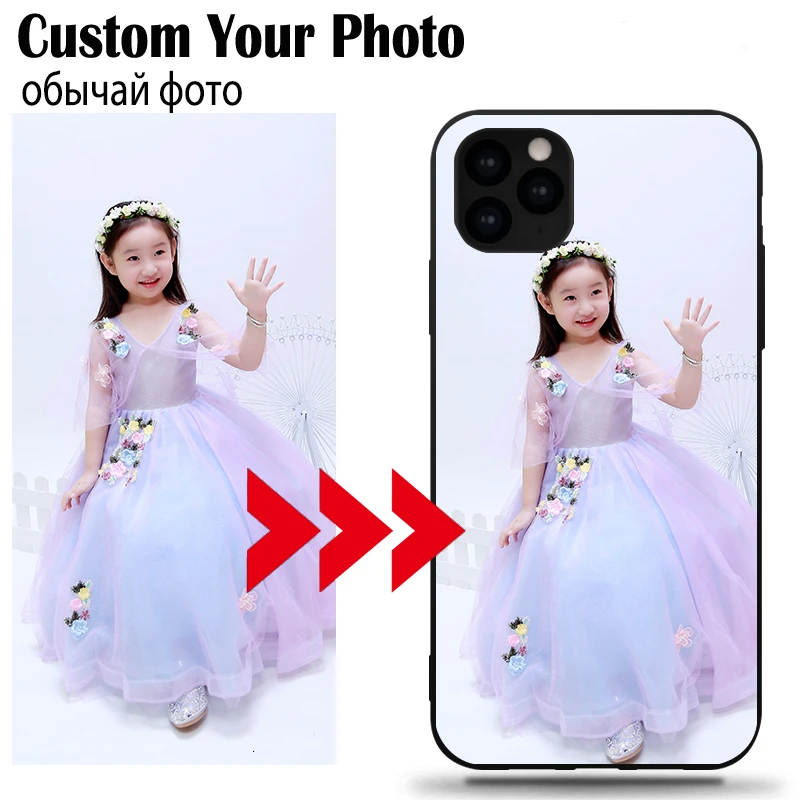 DIY Present Photo Custom Phone Case Soft Cover For Huawei Mate 10 20 30 Lite Pro Enjoy 7 7S 8 8E Maimang 6 TPU Black Cove |