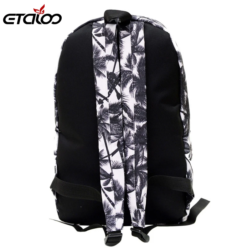 Женский рюкзак с принтом школьная сумка модный холщовый повседневные дорожные