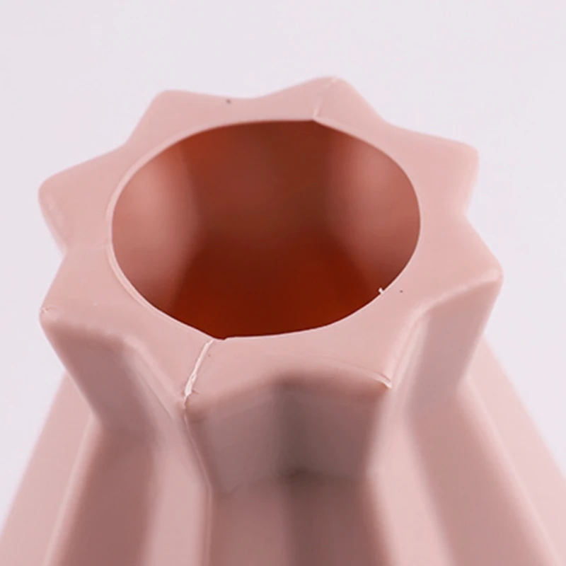 

Unique Simulation Ceramic Vase Origami Shape Vase Portable Plastic Flower Arrangement Container Decoration Crafts For Desktop