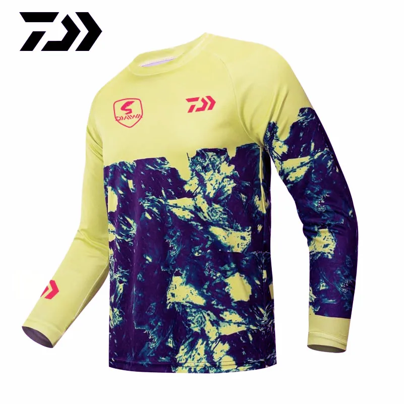 

Daiwa T Shirt Fishing Jerseys Summer Top Cycling Fishing Clothes Quick Dry Breathable Fishing Shirt Men Fishing Clothing Bike