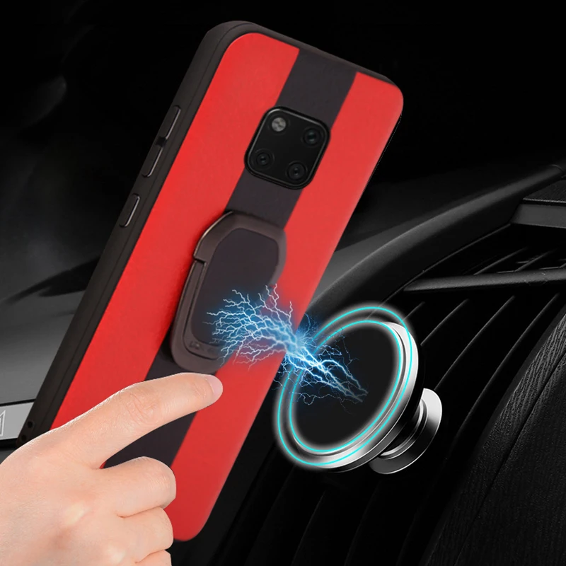 Чехол для телефона huawei P10 P20 P30 lite mate 10 20 Pro Y9 P smart 2019 чехол с прострочкой и пряжкой