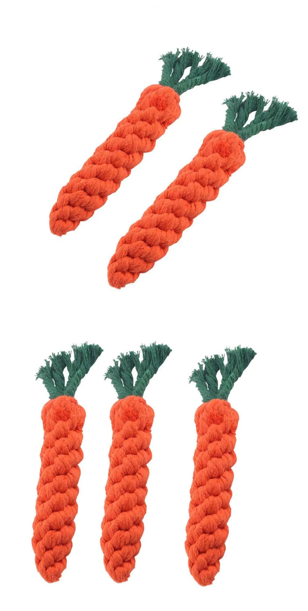 

Pet molar cotton rope toy cute radish shape dog bite toy outdoor throwing game puppy teeth cleaning cat stick dog supplies ZD
