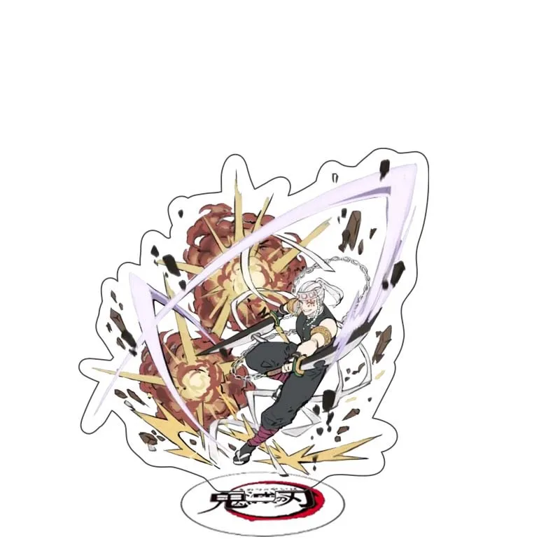 Anime Demon Slayer Stand Kimetsu No Yaiba Kamado Tanjirou Nezuko Kanawo Zenitsu Inosuke Giyuu Acrylic Standing Figure Model Toys |