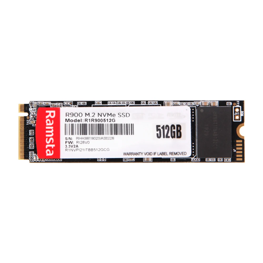 

Ramsta R900 M.2 NVMe SSD 512 ГБ/256 ГБ/128 ГБ, интерфейс M-Key 2280, Твердотельный накопитель 4 x Φ 3 8, внутренний SSD