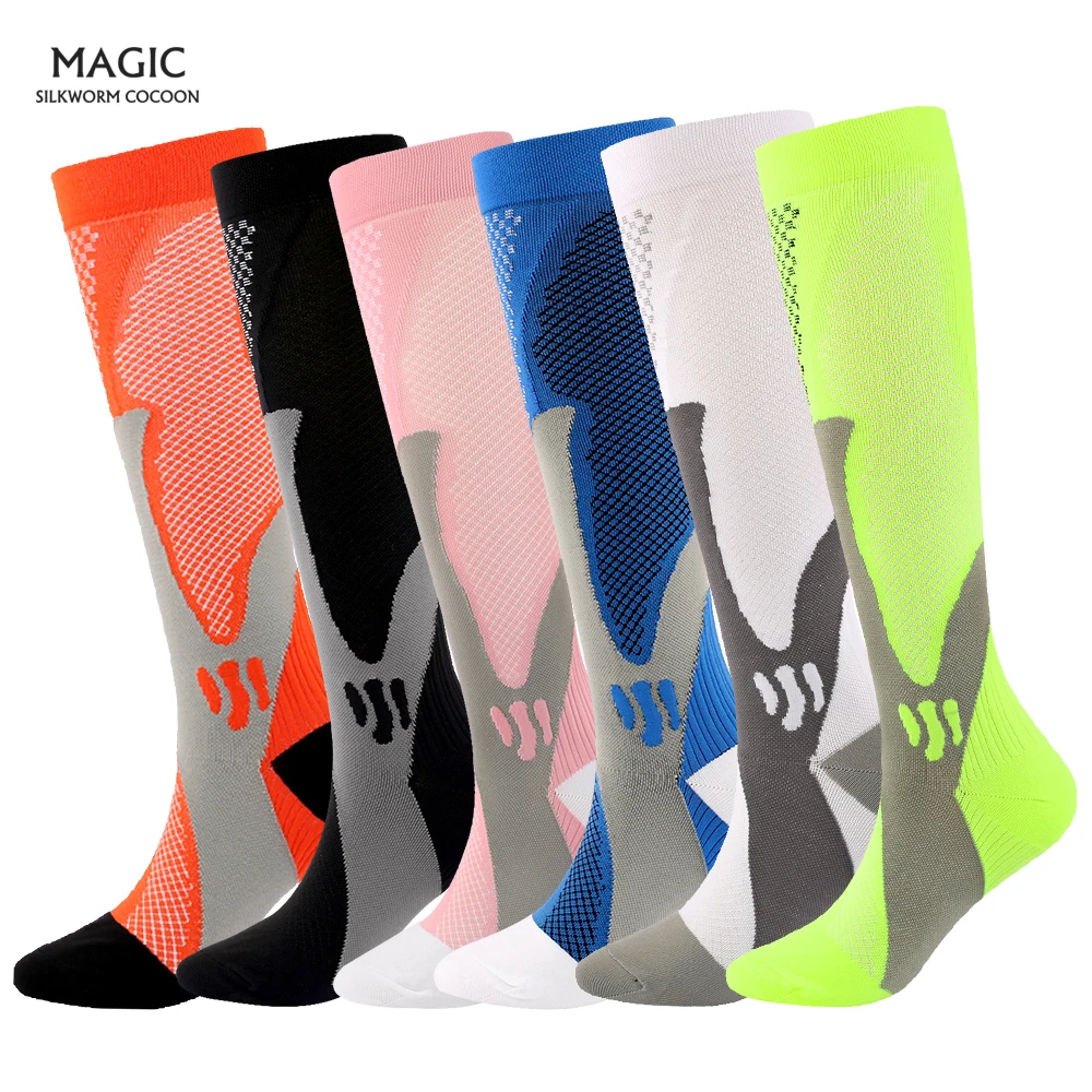 

Medical Nursing Stockings Travel Outdoor Compression Stockings Fit Varicose Veins Socks Men Women Fitness Sports Soccer Stocking