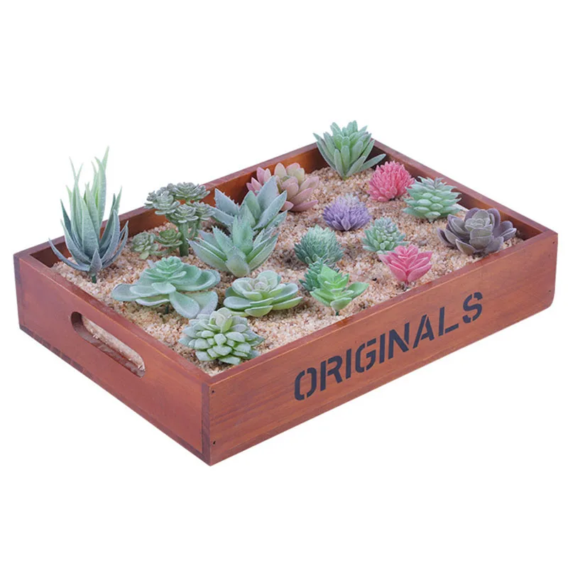 Mix 39 стили Зеленые искусственные суккуленты растения для дома и сада Спальня