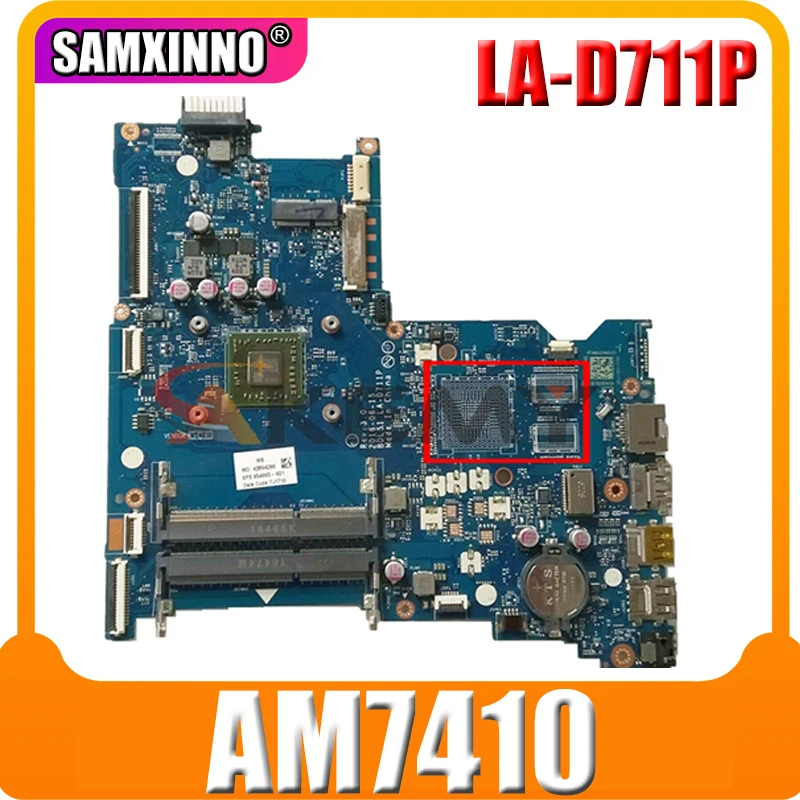 AKemy материнская плата для ноутбука HP павильон 15 BA 15Z A8 7410 AM7410 BDL51 LA D711P 854961 001 601