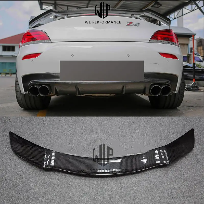 E89 высококачественный задний спойлер из углеродного волокна крылья Стайлинг