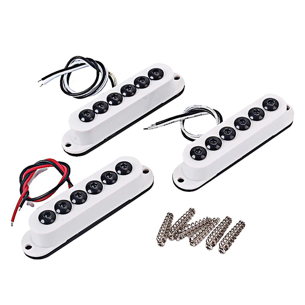 

Electric Guitar Single Coil Pickups Set 48/50/52 For 6 Strings Guitar Accs