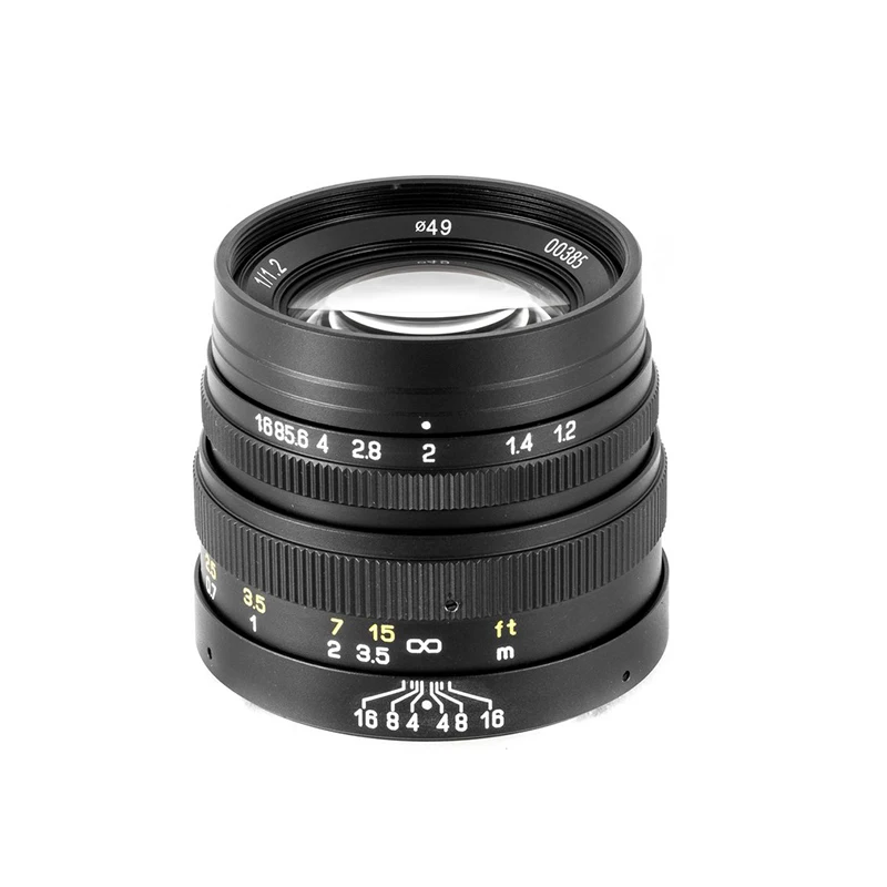 Zhongyi Mitakon FreeWalker 42 5 мм f1.2 M4/3 Крепление объектива для Olympus Panasonic Lumix GH4 EM10 портрет
