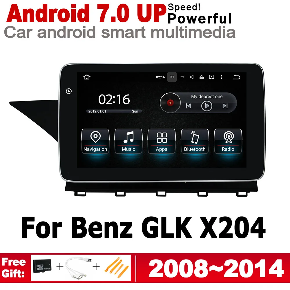 Android автомобильный плеер для mecherdes Benz GLK X204 2008 ~ 2014 NTG оригинальный стиль 2 Din HD экран
