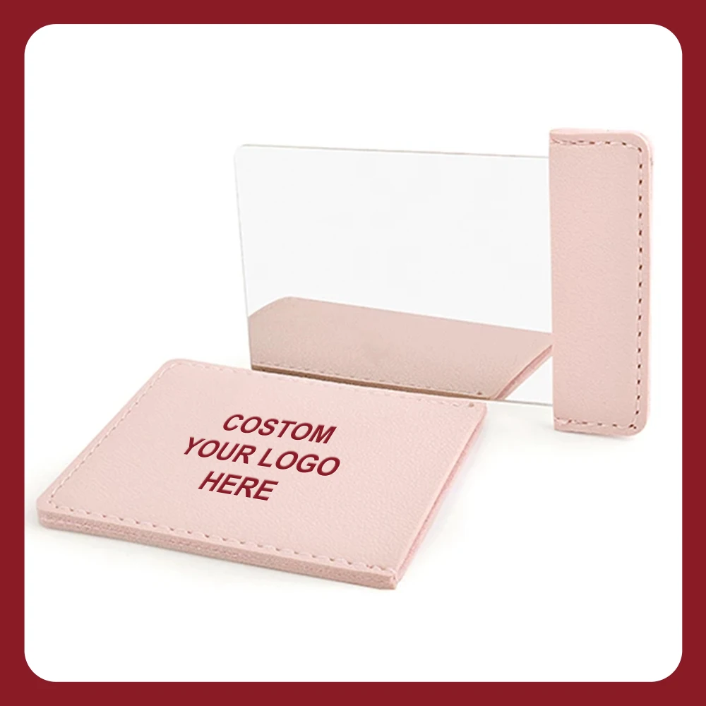 Индивидуальный Женский рекламный подарок металлическое карманное зеркало