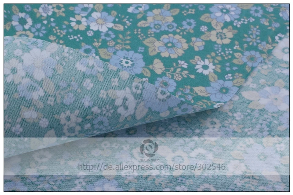 Shuangshuo Flora& stripeTissus хлопчатобумажная ткань Лоскутная Ткань Жир четверть пряди Ткань для шитья кукольных салфеток 40*50 см 7 шт./лот